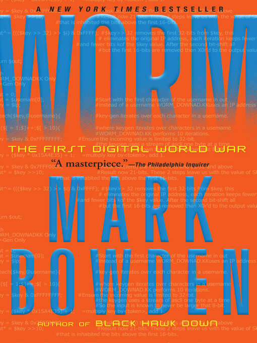 Title details for Worm by Mark Bowden - Available